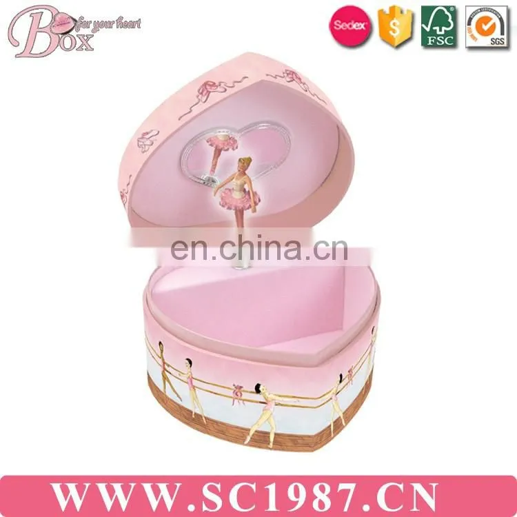 Custom Sweet Cute Little Princess Dancer Jewelry Music Box