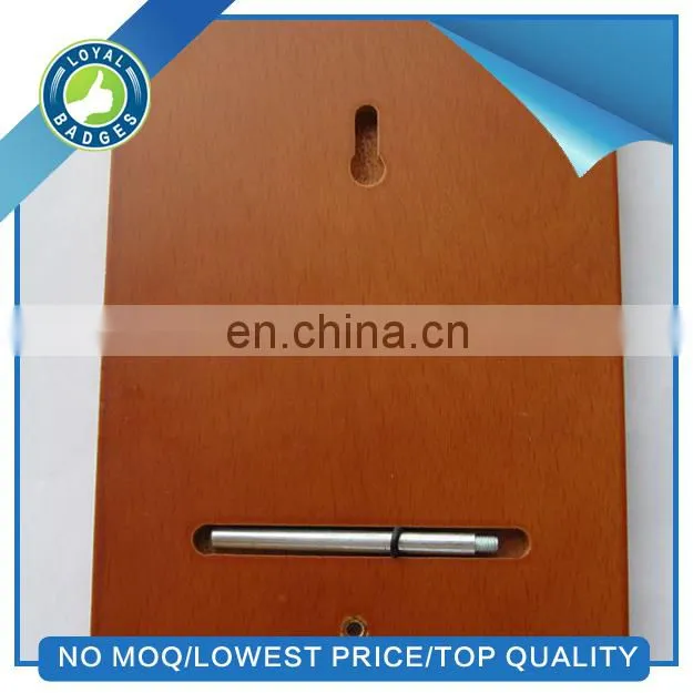 fashion customized metal plaque with gold plating