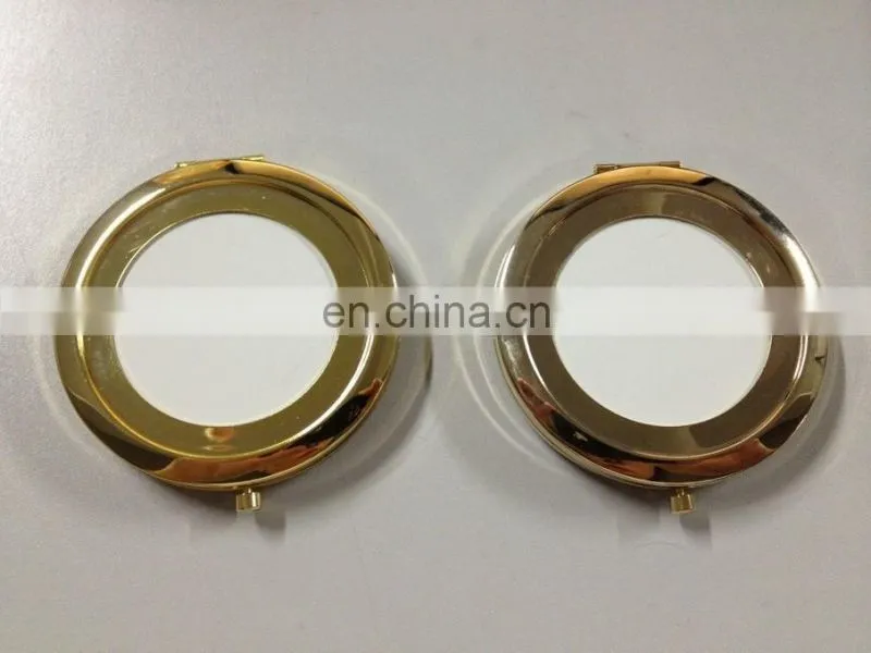 blank metal compact mirror pocket mirror