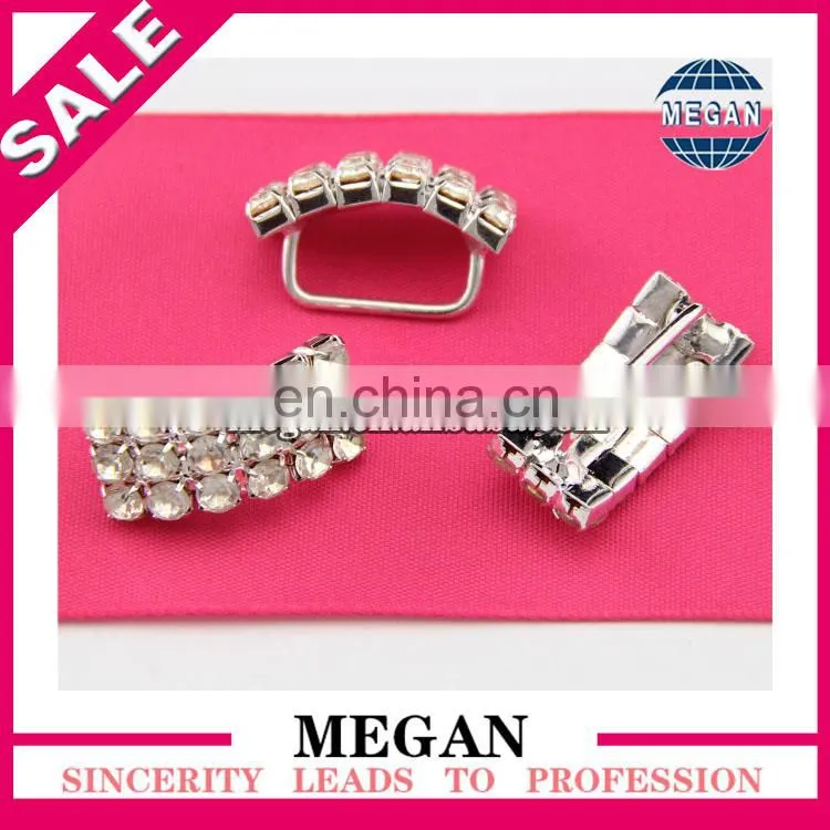 rhinestone buckle diamante crystal slider