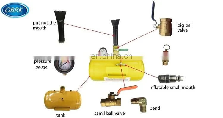 5-Gallon High Pressure Vacuum Tire Inflator Blaster for Tyre Bead Seater