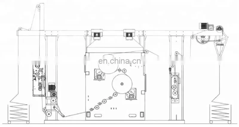Best Seller RH-300 Open-width Knitted Fabric Singeing Machine