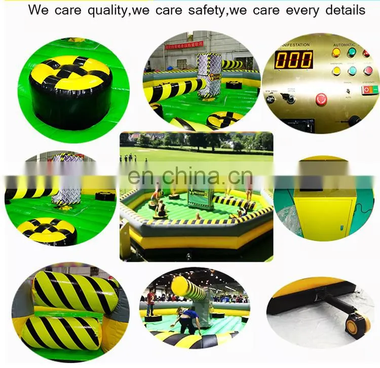 Wipeout Toxic Meltdown Inflatable Game Last Man Standing Carnival Games Meltdown Sweeper