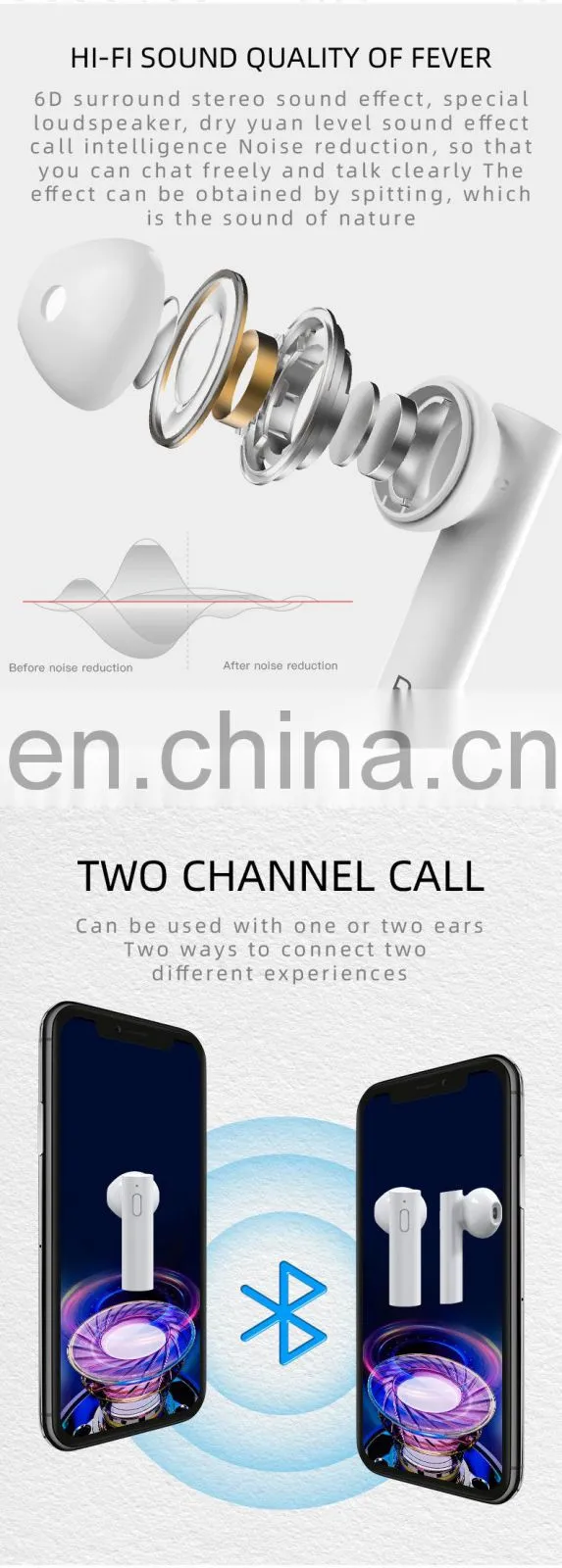 2020 News Odm & Oem Manufactory 3C Mobile Phone Accessories Wireless Headphones Headset Wireless
