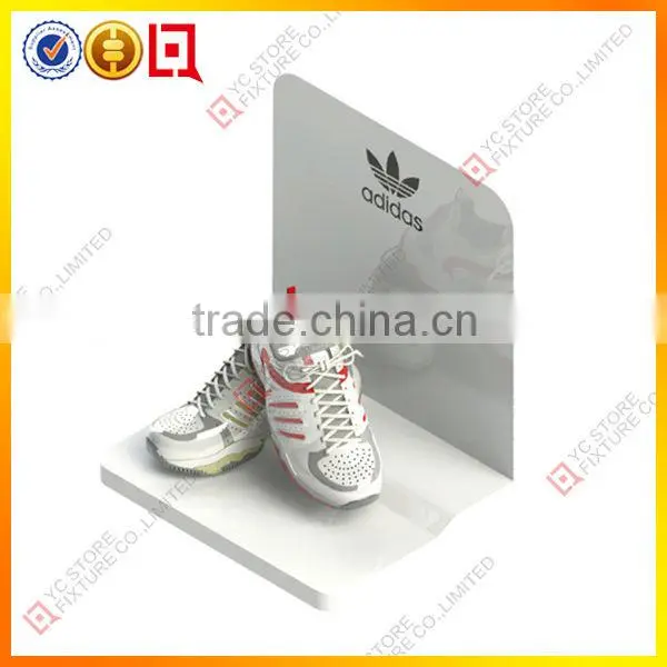 Counter top display stand for shoe