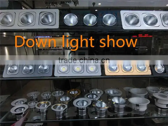 Popular using 80LM/W 9w/12w/15w cob led downlight