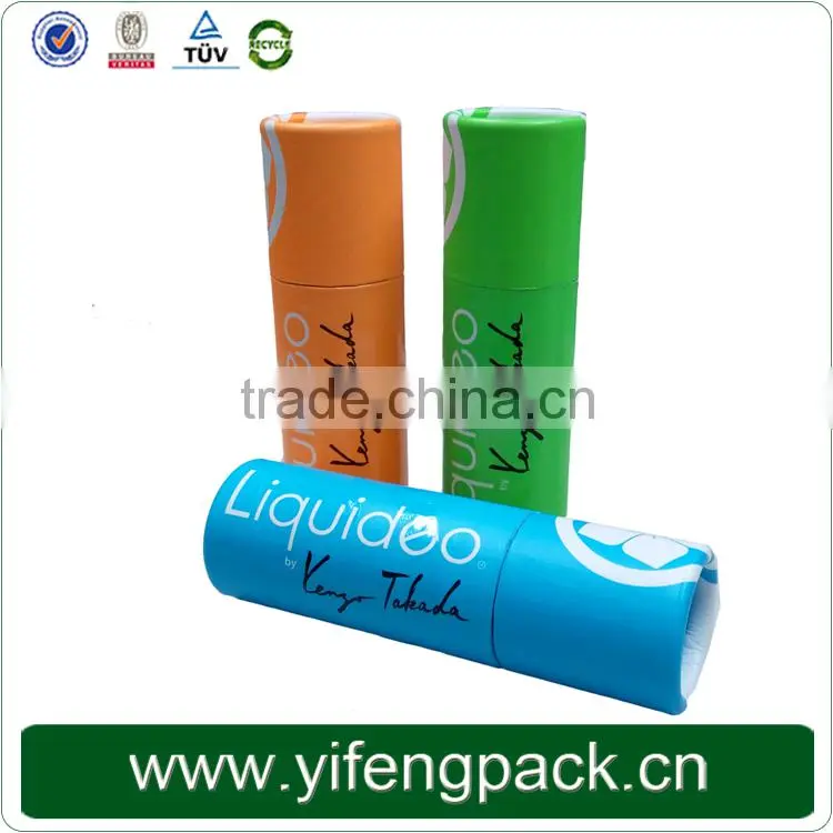 Custom printing colorful kraft paper tube/cardboard round box in China