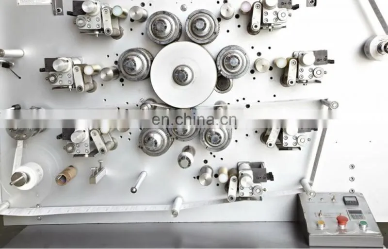UGS1006 Impresora de etiquetas del lavado rotativa textile clothing washable apparel label rotary letter press printer