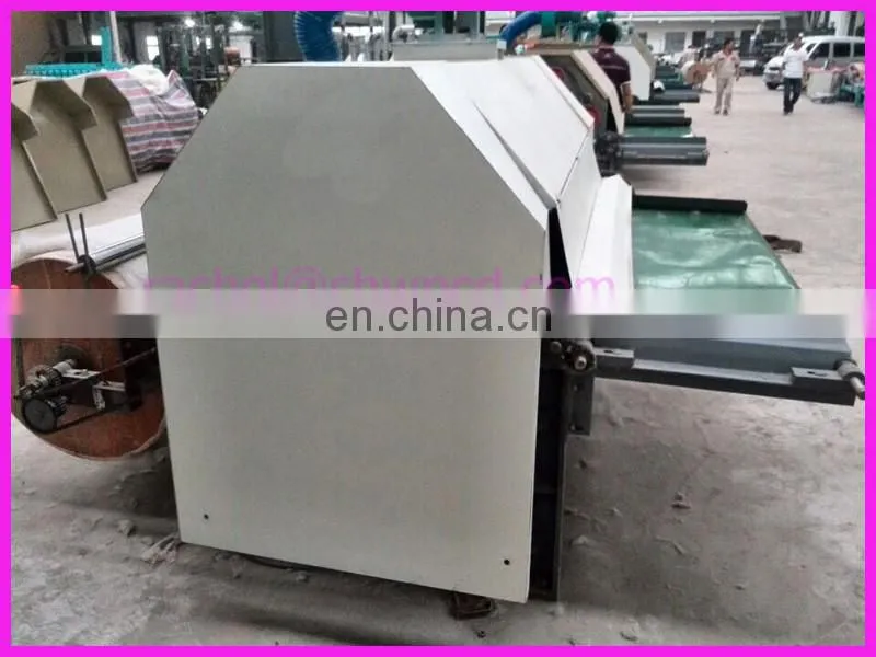 industrial carding machine for cotton , sheep wool , polyester fiber