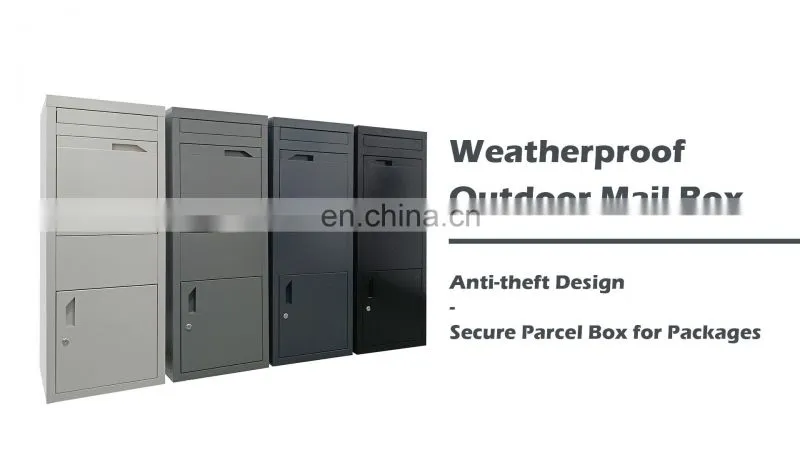 New style Germany Wholesale Tall Large Metal Outdoor Newspaper Letter Box Postbox Mailbox