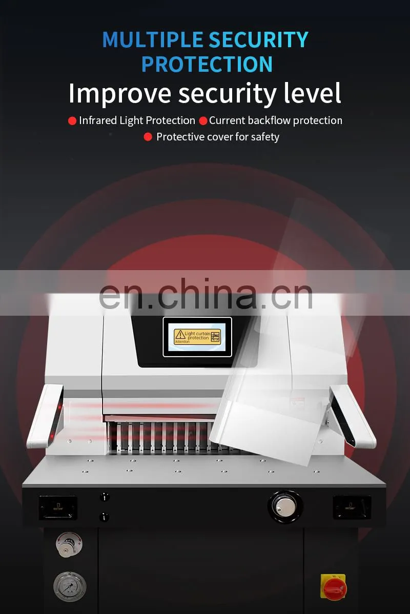 CM5310X Full Automatic High Quality High Speed Guillotine Program Control Hydraulic Heavy Duty Paper Cutter