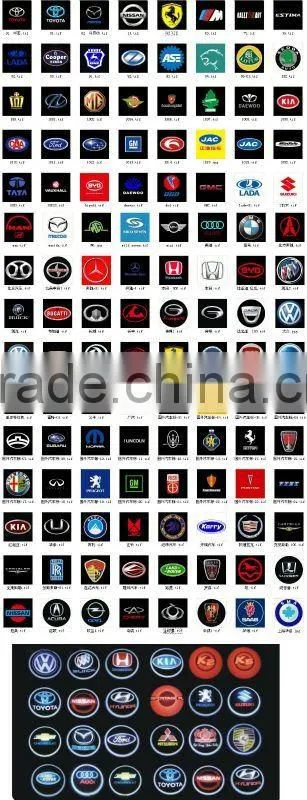 2013 hotest led car logo door light ghost shadow light wireless, non drilling