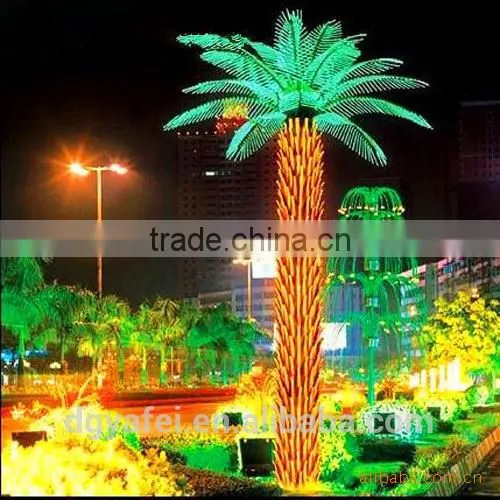 the artificial palm tree with lighting/LED artificial palm tree