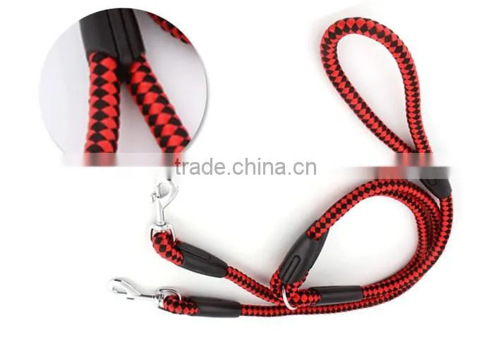 dog product nylon two dog leash five color available