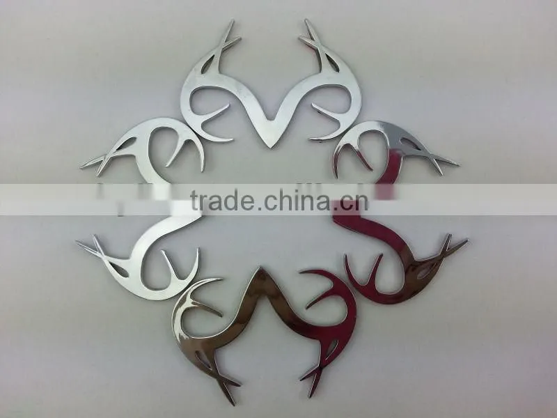 stock car fish decoration car sticker and emblem