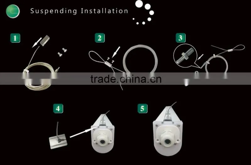 up to 160lm/w wholesale standard gapless interconnection waterproof dustproof IP66 led linear light fixture