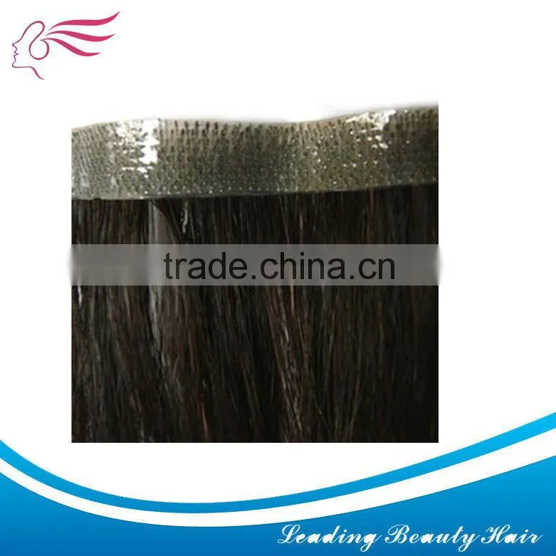 100%brazilian unprocessed straight cheap pu skin weft