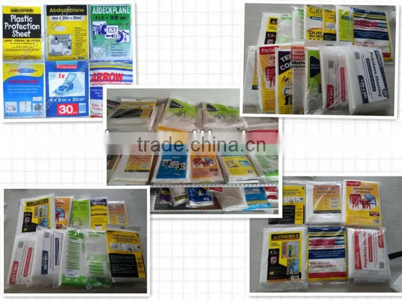 Multi-Purpose Plastic Drop Sheet 100m square Roll