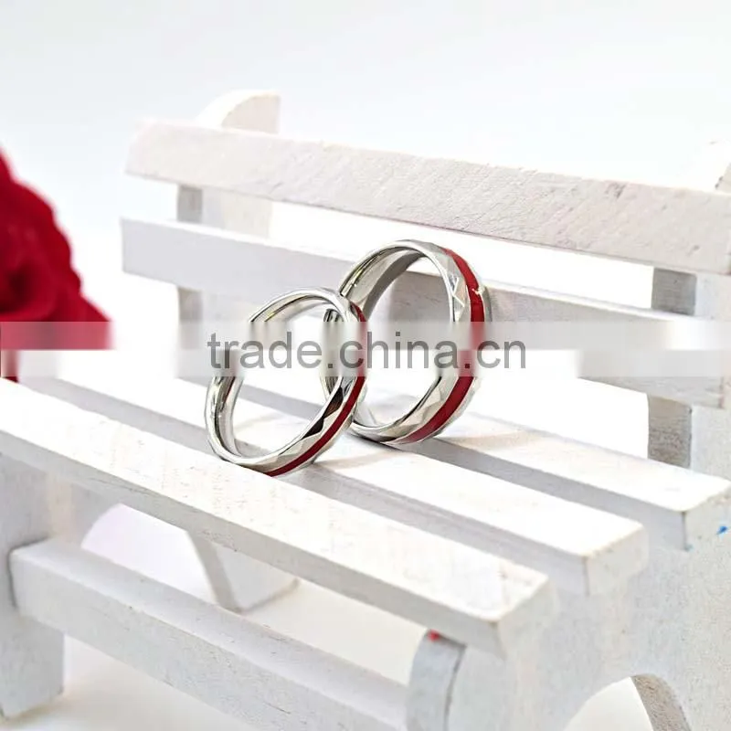 New product couple rings jewelry silver stainless steel rings