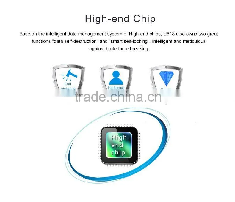 Netac U618 Safe and reliable U-safe keyboard encryption USB flash drive