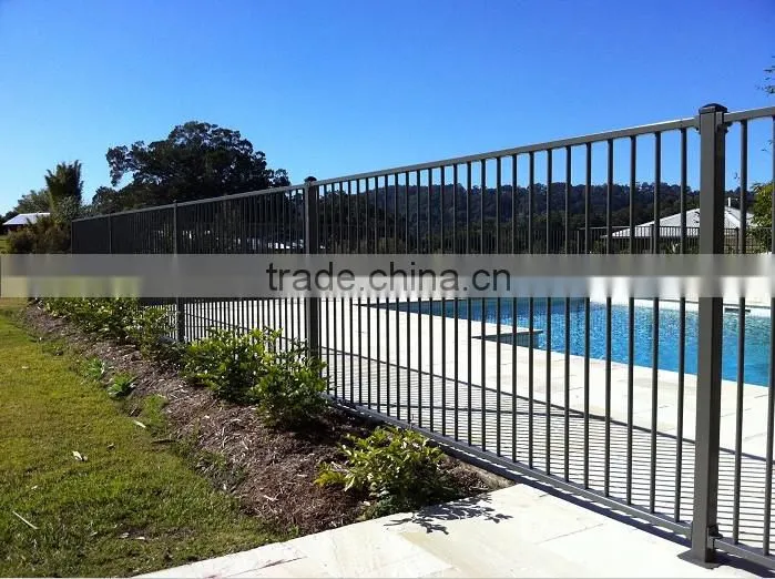 security wrought iron pool fence
