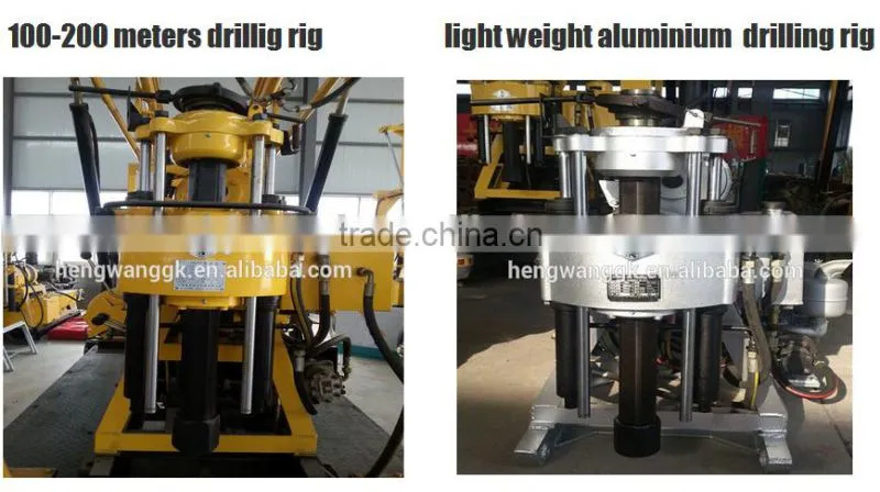 Factory price !! 50M hydraulic water well drilling rig drill machine