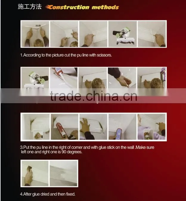 Pu Ceiling Crowns Cornice Mouldings