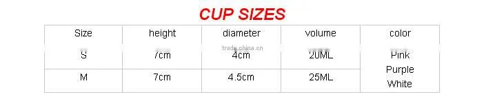 Silicon Sterilized cup of menstruation cup