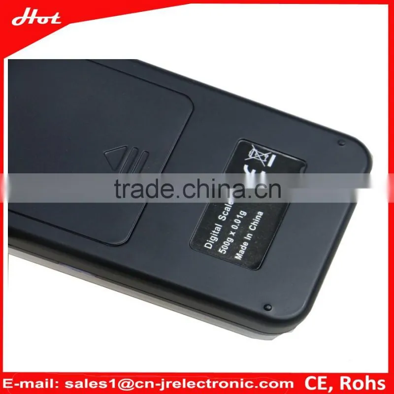Digital pocket 500g 0.01g mini jewelry scale for sell