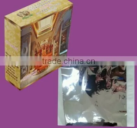 silvering gold silver leaf decorative aluminum foil silver leaf furniture (JSS-02)