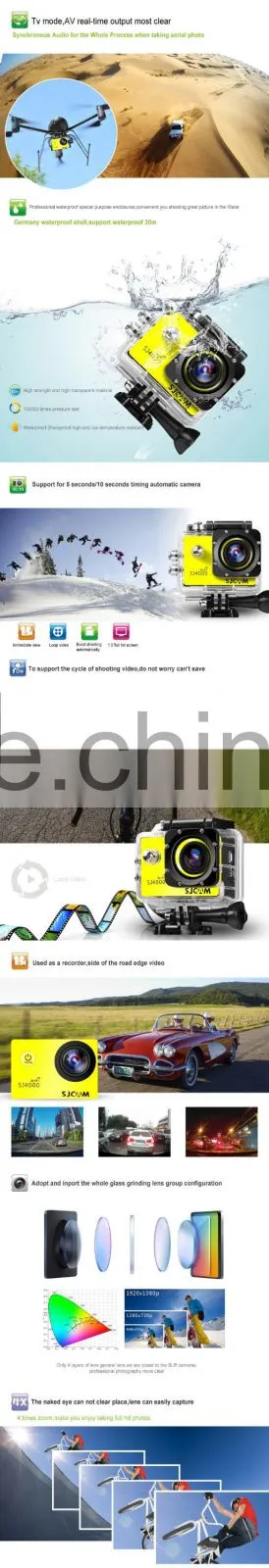 Professional video camera full hd,sj4000 sport camera
