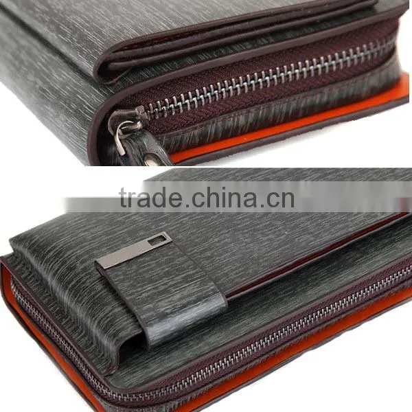 leather organizer fancy brand clutch wholesale wine purse