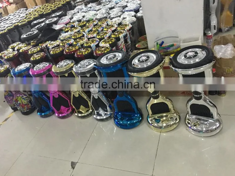 Guangzhou Factory 10 inch Hand FreeTwo Wheel Scooters with Nice Electroplating