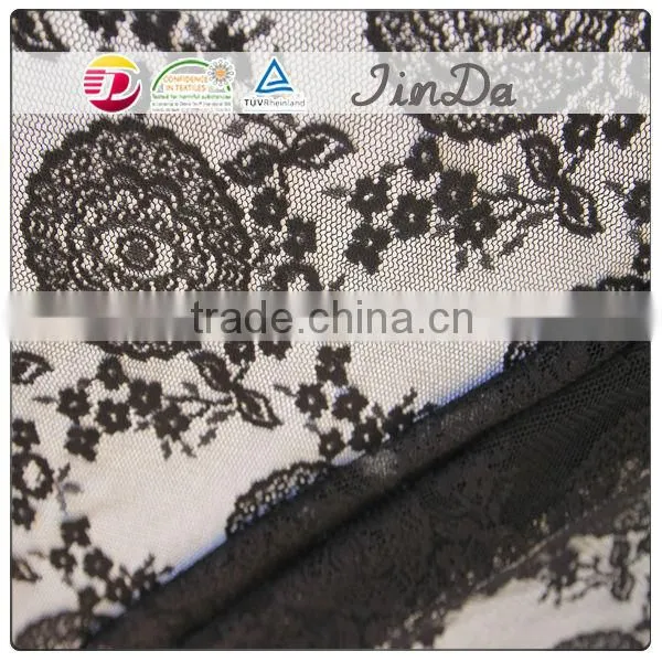 Factory price 100% nylon switzerland nylon lace fabric for fashion garments