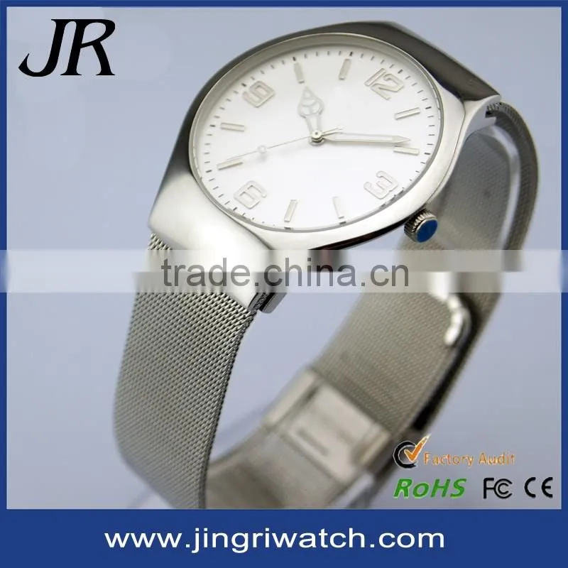 custom man hand water resistant japan movt stainless steel case back quartz vogue watch
