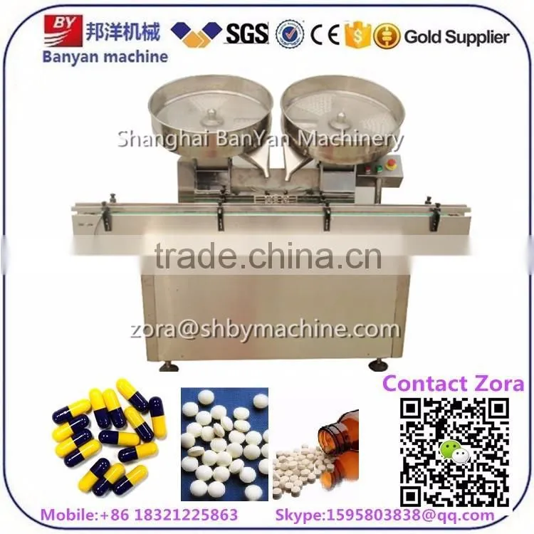 Double heads semi-automatic capsule filling / tablet counting machine China Supplier Trade Assurance
