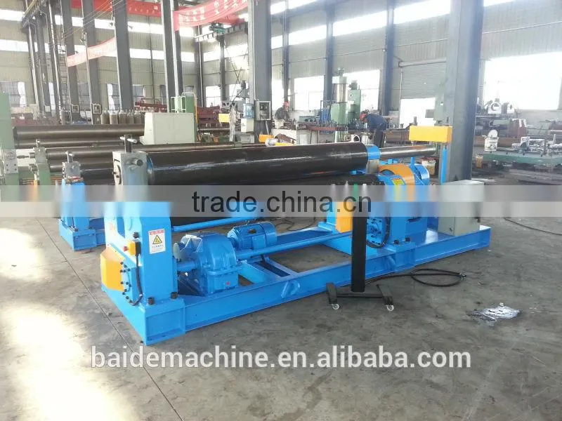 China manufacturer W11 three roller symmeterical bending machine plate rolling machine