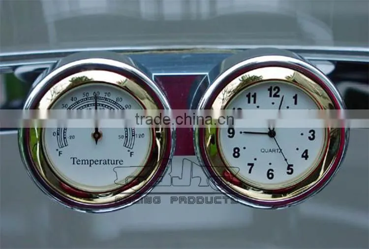 BJ-HBW-008 Waterproof Shock Resistant Billet Aluminum Motorcycle Thermometer Use on Windscreen