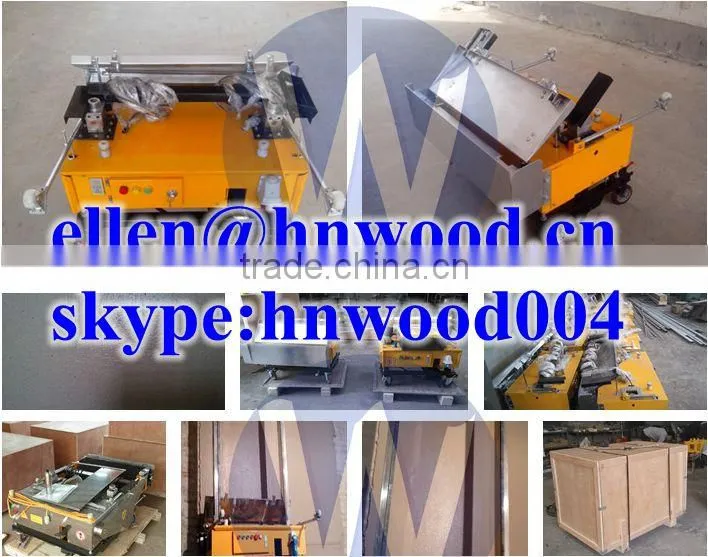 Wood machinery competitive the price of the machine plaster walls