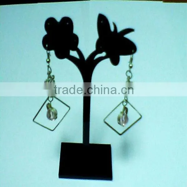 top quality countertop acrylic jewelry display cabinet earring display necklace display stand