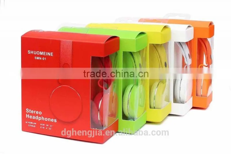 2015 New design Wireless Bluetooth Stereo TF Headphone With Mic