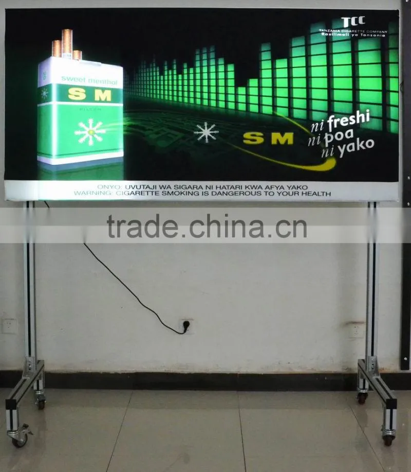 Edgelight dynamic Light box Backlit modules advertisement china products