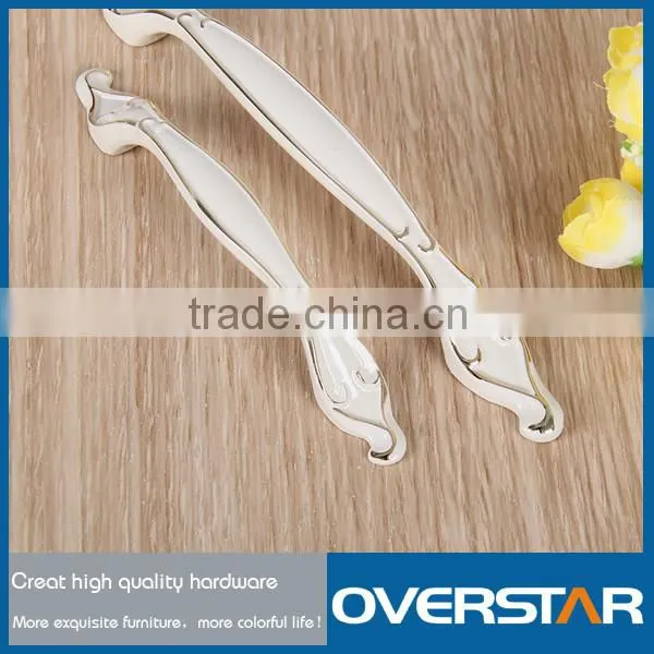 New Zinc Alloy Ivory Furniture Kitchen Cabinet Handles