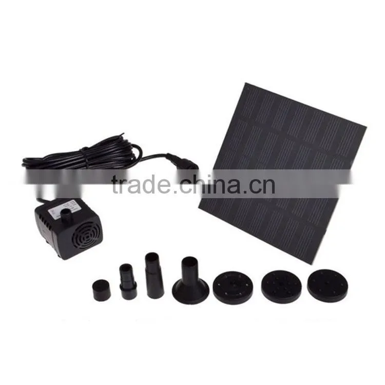 High Efficiency Solar Panel Decorative Garden Pump
