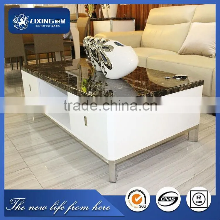 LC1450C#top selling white round coffee table