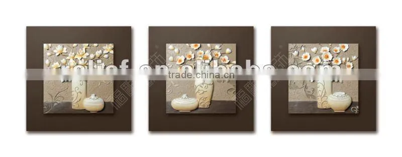 Flower in vase abstract art oil paintings