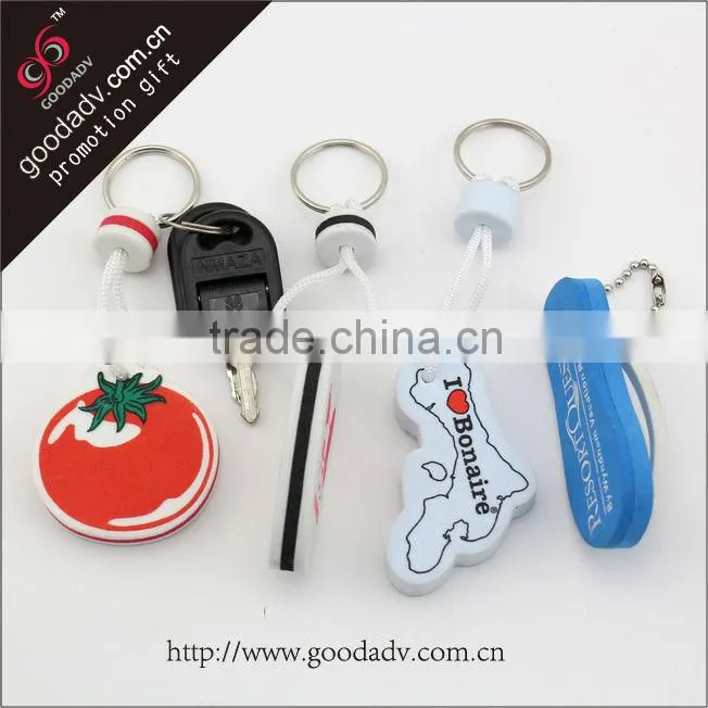 Chinese manufacturers custom cheap promotional gifts EVA plastic keychain