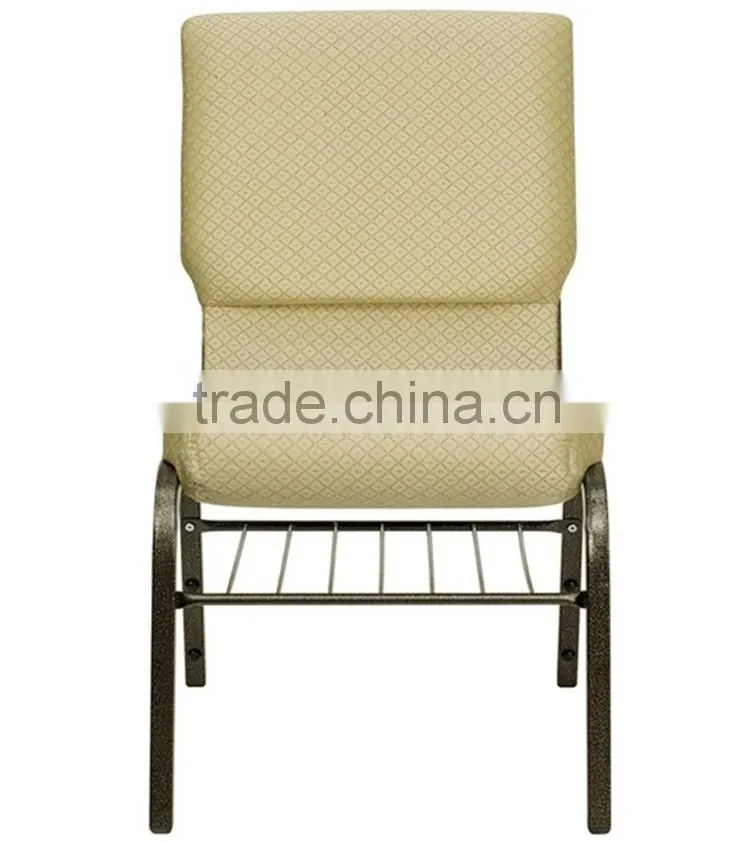 Church Chairs Upholstered Cushion Stacking Church Chair for sale