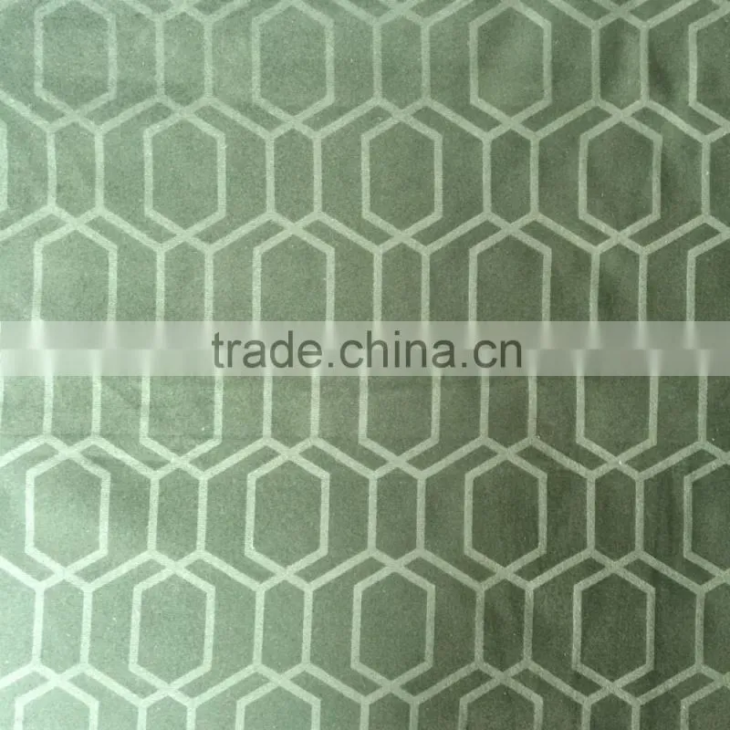 2016 new style crumple design flock fabric for upholstery, cushion, bag