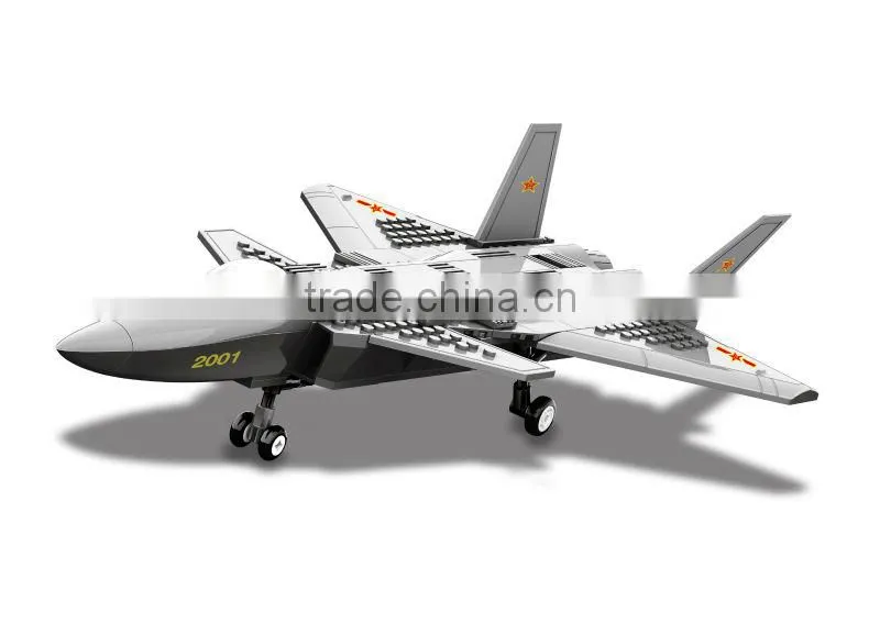 model plane block ABS china kids toys